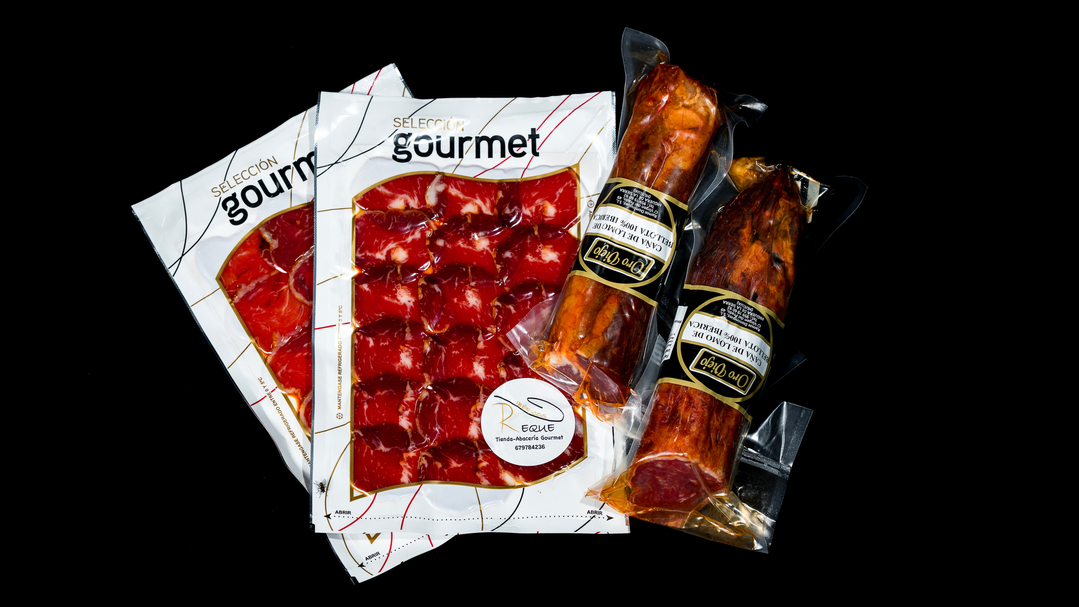 ibéricos reque caña de lomo productos gourmet