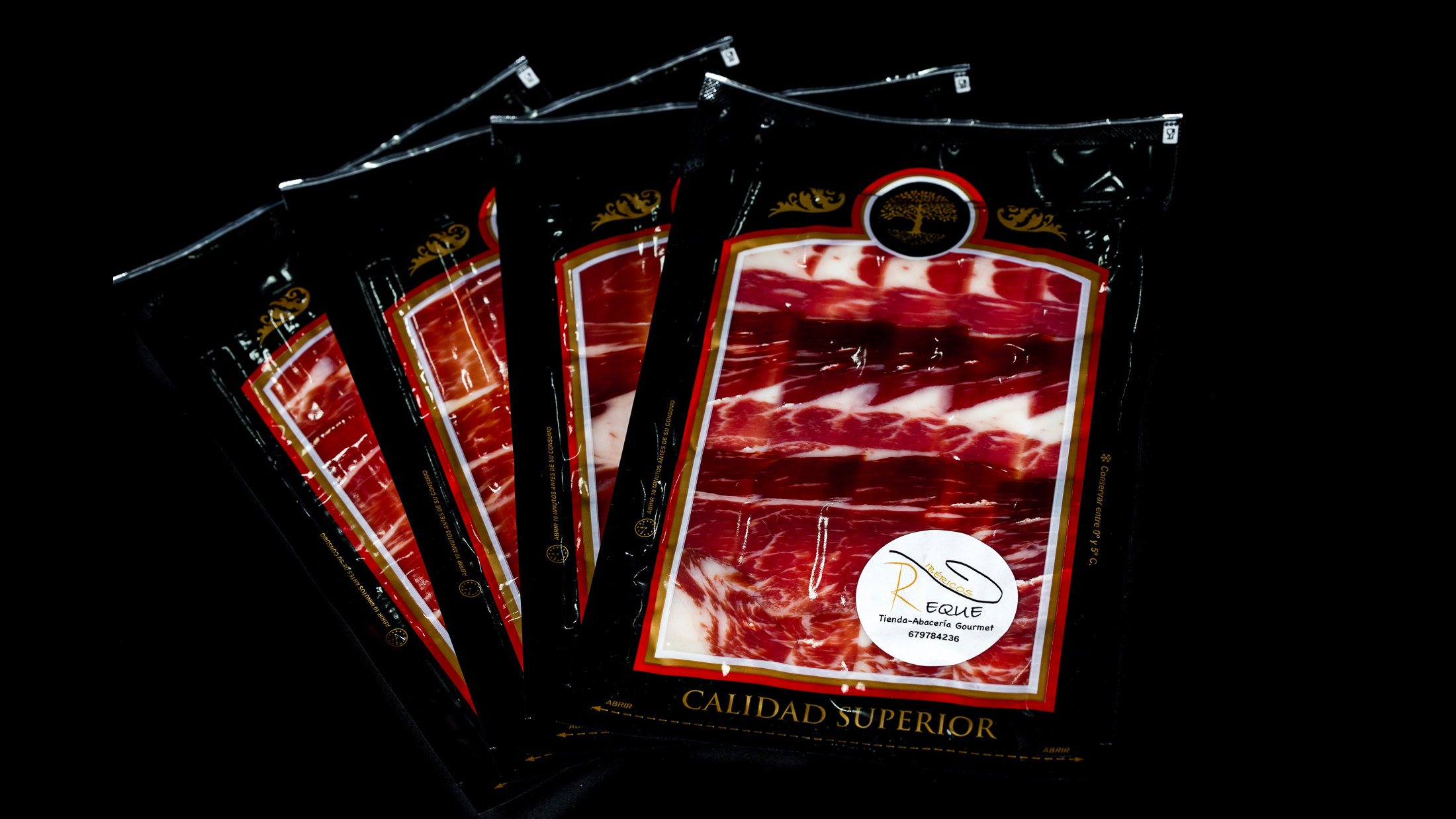 ibéricos reque loncheado jamón productos gourmet